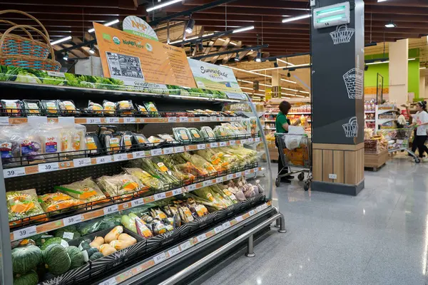 stock image BANGKOK, THAILAND - CIRCA APRIL, 2023: interior shot of Big C Supercenter Ratchadamri in Bangkok. 