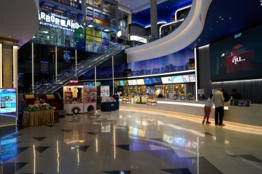 PATTAYA, THAILAND - CIRCA Nisan 2023: SF Sinema Terminali 21 Pattaya.