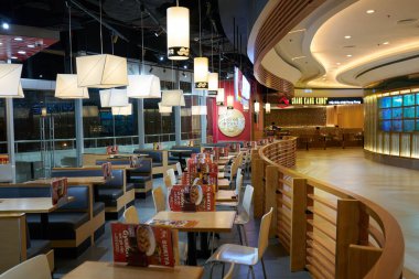 HO CHI MINH CITY, VİETNAM - CIRCA MARCH, 2023: Crescent Mall 'ın iç çekimi.