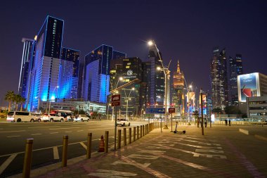 DOHA, Katar - CIRCA MARCH, 2023: Doha 'nın sokak manzarası.