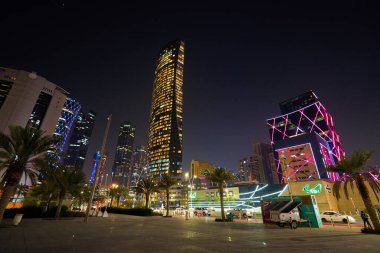 DOHA, Katar - CIRCA MARCH, 2023: Doha 'nın sokak manzarası.