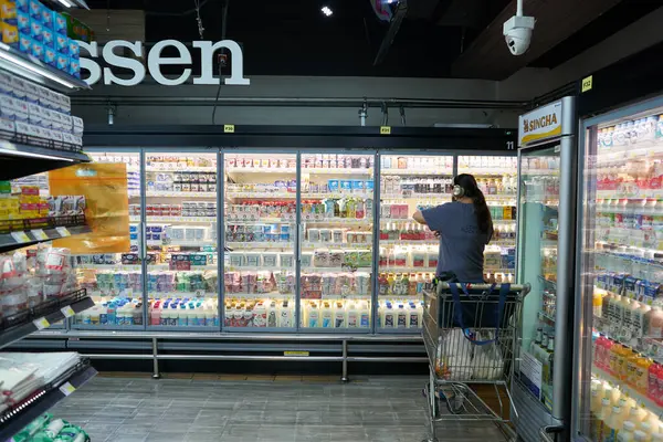 stock image BANGKOK, THAILAND - CIRCA MARCH, 2023: interior shot of Villa Market supermaket in SENA fest mall.