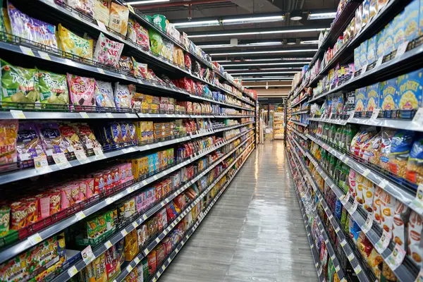 stock image BANGKOK, THAILAND - CIRCA MARCH, 2023: interior shot of Villa Market supermaket in SENA fest mall.