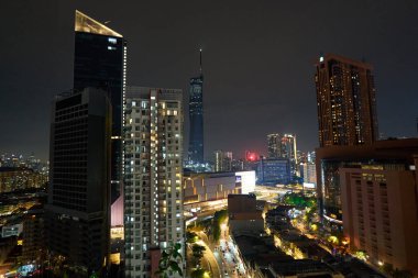 KUALA LUMPUR, MALAYSIA - 26 Mayıs 2023: Mercure Hotel 'den Kuala Lumpur hava görüntüsü.