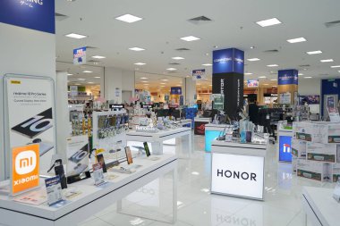 KUALA LUMPUR, MALAYSIA - 27 Mayıs 2023: LaLaport Bukit Bintang Şehir Merkezi 'ndeki Nojima mağazasının iç çekimleri.