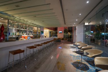 HO CHI MINH CITY, VİETNAM - 26 Mart 2023 Novotel Saigon Centre Oteli.