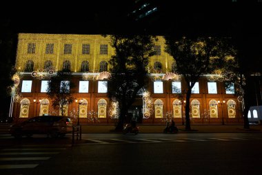HO CHI MINH CITY, VİETNAM - 28 Mart 2023: Ho Chi Minh City 'deki Diamond Plaza.