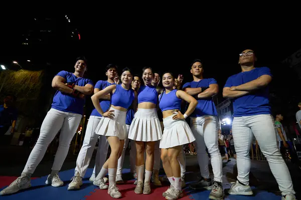 stock image HO CHI MINH CITY, VIETNAM - MARCH 26, 2023: group of people posing for a picture during Youth Fest 2023 in Ho Chi Minh City.