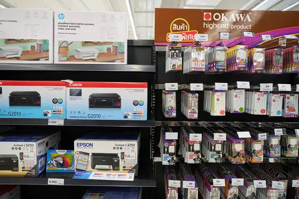 stock image PHUKET, THAILAND - APRIL 18, 2023: consumer electronics on display inside Big C Extra Phuket 2.