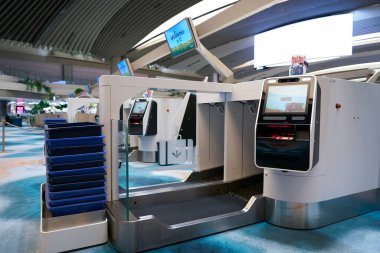 SINGAPORE - NOVEMBER 06, 2023: Singapur Changi Havaalanı Terminali 2.