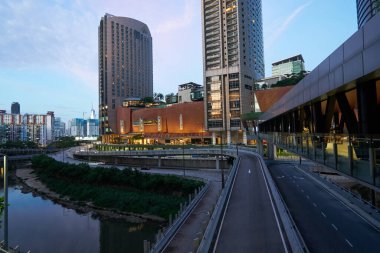 KUALA LUMPUR, MALAYSIA - 28 Mayıs 2023: Kuala Lumpur şehir manzarası.