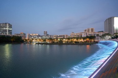 HO CHI MINH CITY, VİETNAM - 29 Mart 2023: Ho Chi Minh City 7. Mıntıka 'daki Hilal Konutu.