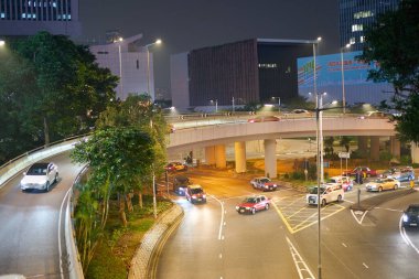 HONG KONG, ÇİN - 05 Aralık 2023: Central District, Hong Kong.