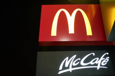 Hong Kong 'daki McDonald' s fast-food restoranında görülen 