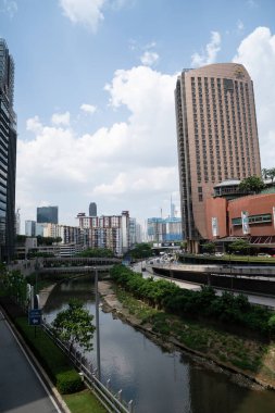 KUALA LUMPUR, MALAYSIA - 15 Mart 2023: Kuala Lumpur şehir manzarası.
