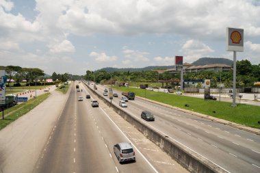 KUALA LUMPUR, MALAYSIA - 08 Mart 2023: Kuala Lumpur Orta Halka Yolu 2.