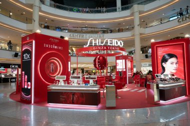KUALA LUMPUR, MALAYSIA - 15 Mart 2023: Shiseido Terfi, GF Centre Court, Megamall Vadisi.