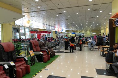 KOTA BHARU, MALAYSIA - 21 Kasım 2023: Kota Bharu Havaalanı.