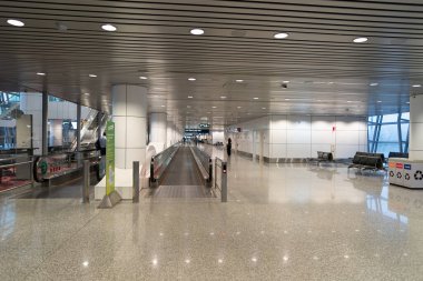 KUALA LUMPUR, MALAYSIA - 22 Kasım 2023: Kuala Lumpur Uluslararası Havalimanı 'nın iç çekimleri.