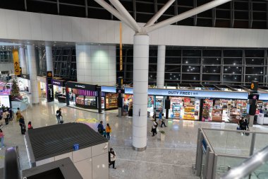 KUALA LUMPUR, MALAYSIA - Aralık 03, 2023: Kuala Lumpur Uluslararası Havaalanı (KLIA).