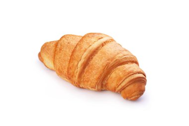 Beautiful croissant on a white background