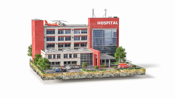 Model Medisch Ziekenhuis Rechtenvrije Stockafbeeldingen