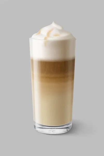 Kaffee Latte Vorhanden Isolierte Vektorillustration — Stockvektor