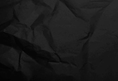 Düşük ışık arkaplan vektörü illüstrasyonunda siyah buruşmuş kağıt dokusu