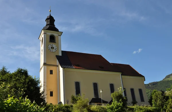 Parish Church Gruenau Almtal Στην Αυστρία — Φωτογραφία Αρχείου