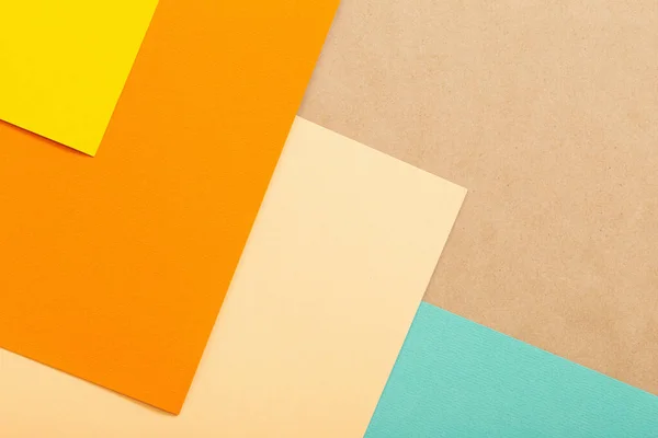 Multi Colored Paper Background Several Sheets Cardboard — Stock Photo, Image