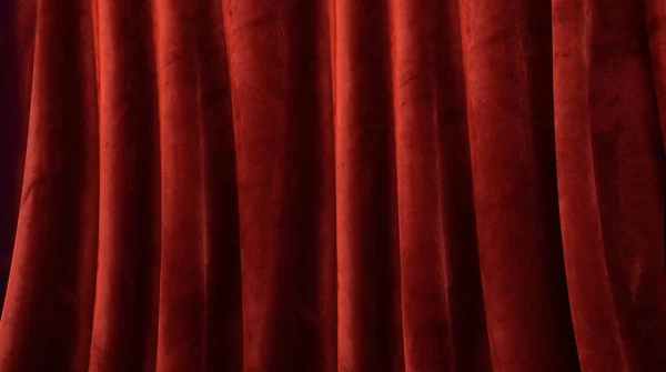 Dark Background Classic Velvet Curtain — Stock Photo, Image