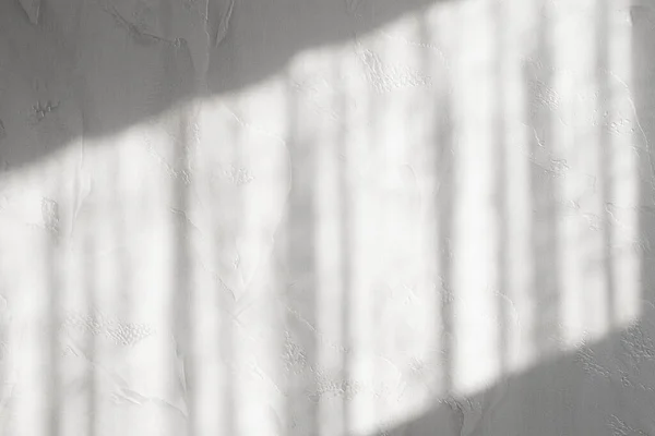 Pared Blanca Con Luz Solar Sombra — Foto de Stock