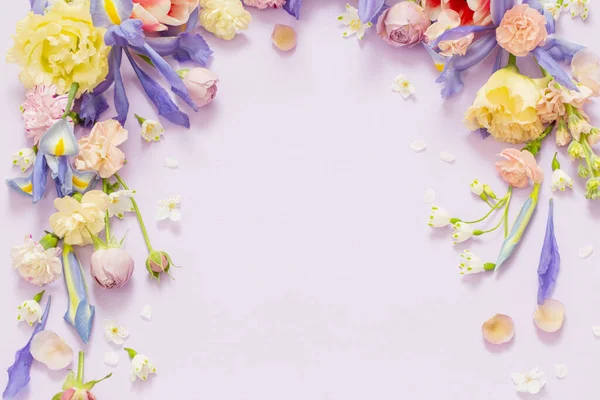 纸背上美丽的春花 — 图库照片