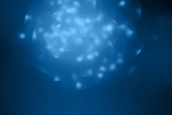 Абстрактный Синий Светящийся Фон Боке Вне Фокуса — стоковое фото