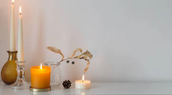 촛불을 장식물 — 스톡 사진