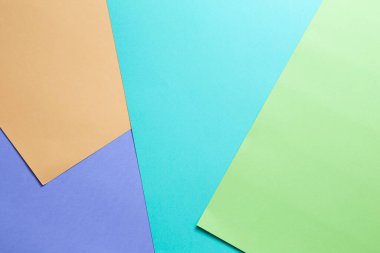 Renk kağıdıyla soyut geometrik arkaplan