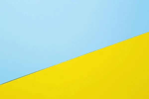 Синій Жовтий Діагональний Паперовий Фон Ліцензійні Стокові Зображення
