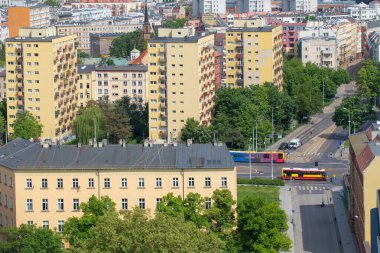 Wroclaw, Polonya 'nın güneş ışığı manzarası