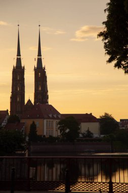 Wroclaw, Polonya 'da güzel bir yaz sabahı