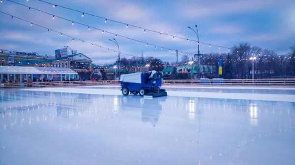 Charkiw Ukraine Januar 2019 Die Eisbahn Zentrum Der Stadt Charkiw — Stockfoto