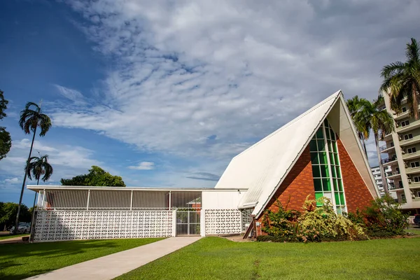 Сучасна Будівля Адвентистської Церкви Сьомого Дня Дарвіні Північна Територія Австралія — стокове фото