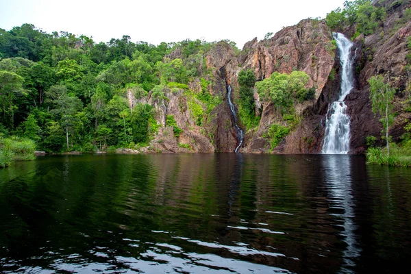 Wangi Falls Segmented Waterfall Plunge Pool Wangi Creek Located Litchfield — Stock Photo, Image