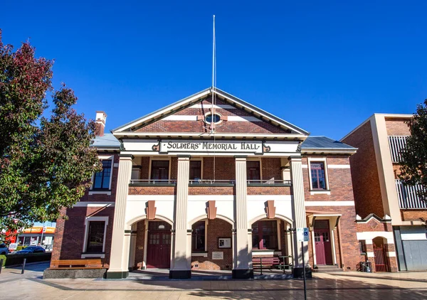 Die Toowoomba Soldiers Memorial Hall Ist Ein Denkmalgeschütztes Gebäude Erbaut — Stockfoto