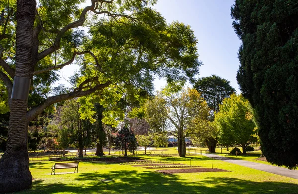 Der Toowoomba Queens Park Botanic Gardens Ist Ein Unter Denkmalschutz — Stockfoto