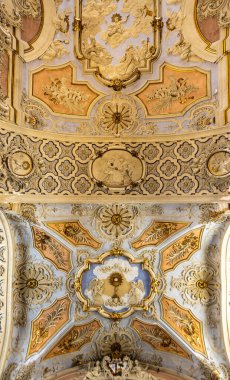 Saint Catherine Kilisesi 'nin Tavanı, Lizbon' daki en güzel 17. yüzyıl barok tarzı.. 