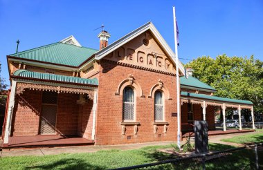 Wagga Wagga, New South Wales, Avustralya 'nın birçok binasında güzel miras mimarisi resimleri