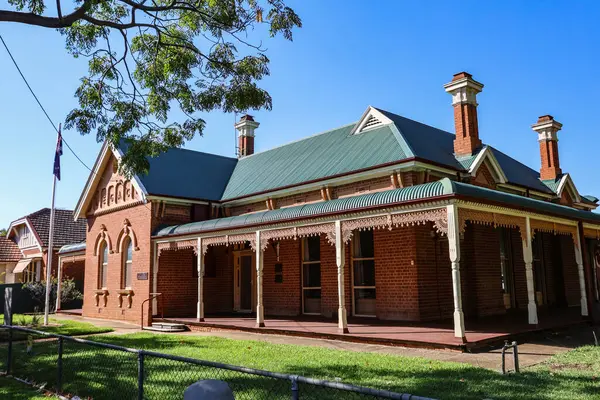 Wagga Wagga, New South Wales, Avustralya 'nın birçok binasında güzel miras mimarisi resimleri
