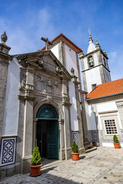 Viana do Castelo, Portekiz 'de Capela de Nossa Senhora do Bom Despacho Kilisesi' nin ön cephesi.