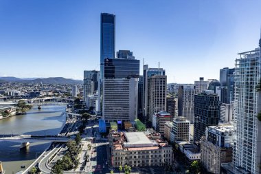 Brisbane gökdeleninin muhteşem manzarası, 