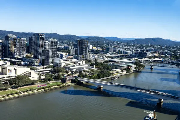 Güney Brisbane 'in muhteşem panoramik manzarası 
